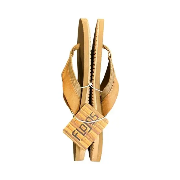 Men's Flojos Portola Flip Flop Sandals - Brown (US 8) - Picture 2 of 6